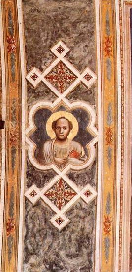 GIOTTO di Bondone Decorative band with figure oil painting picture